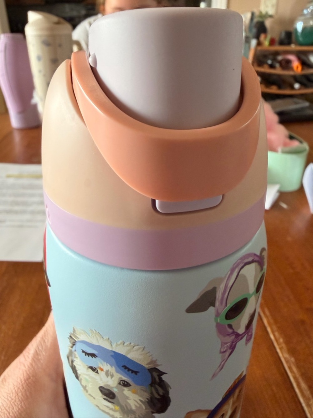 Owala UO Exclusive Dog Collage FreeSip 32 oz Water Bottle - Picture 5 of 8
